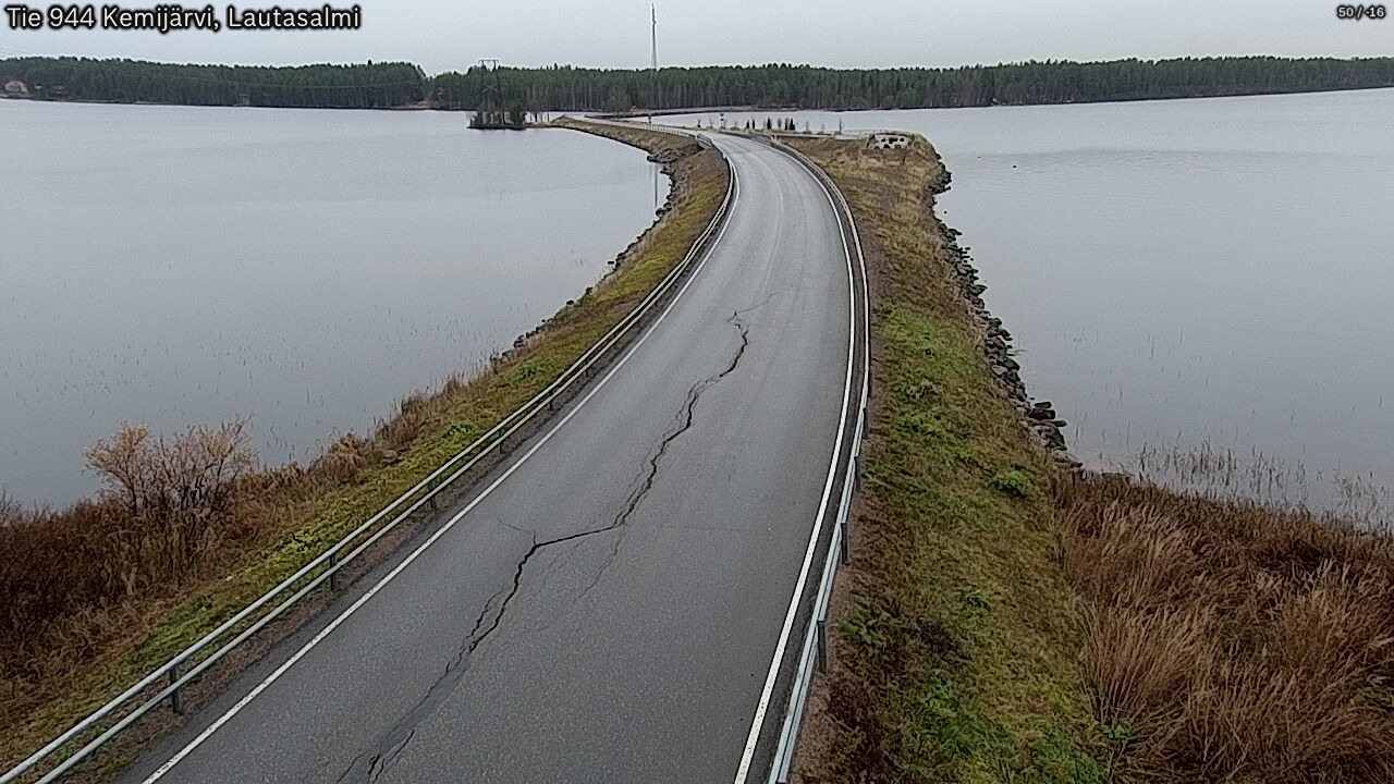 Kelikamerat Kuva Tie 944 Kemijärvi, Lautasalmi, Kemijärvi, Lappi