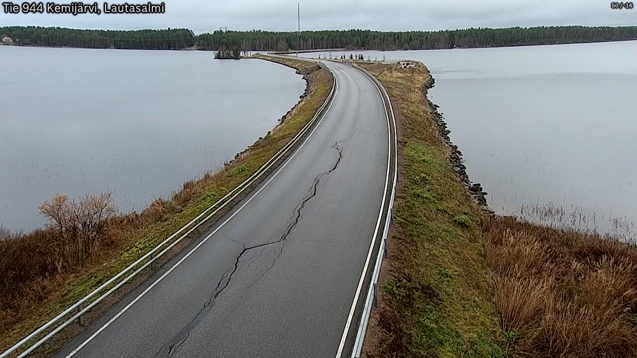 Kelikamerat Kuva Tie 944 Kemijärvi, Lautasalmi, Kemijärvi, Lappi