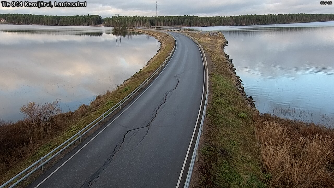 Kelikamerat Kuva Tie 944 Kemijärvi, Lautasalmi, Kemijärvi, Lappi