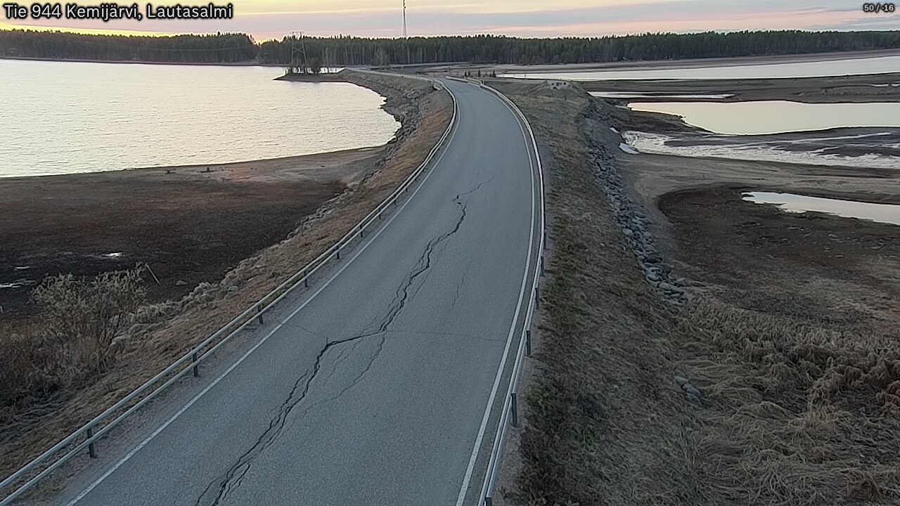 Kelikamerat Kuva Tie 944 Kemijärvi, Lautasalmi, Kemijärvi, Lappi