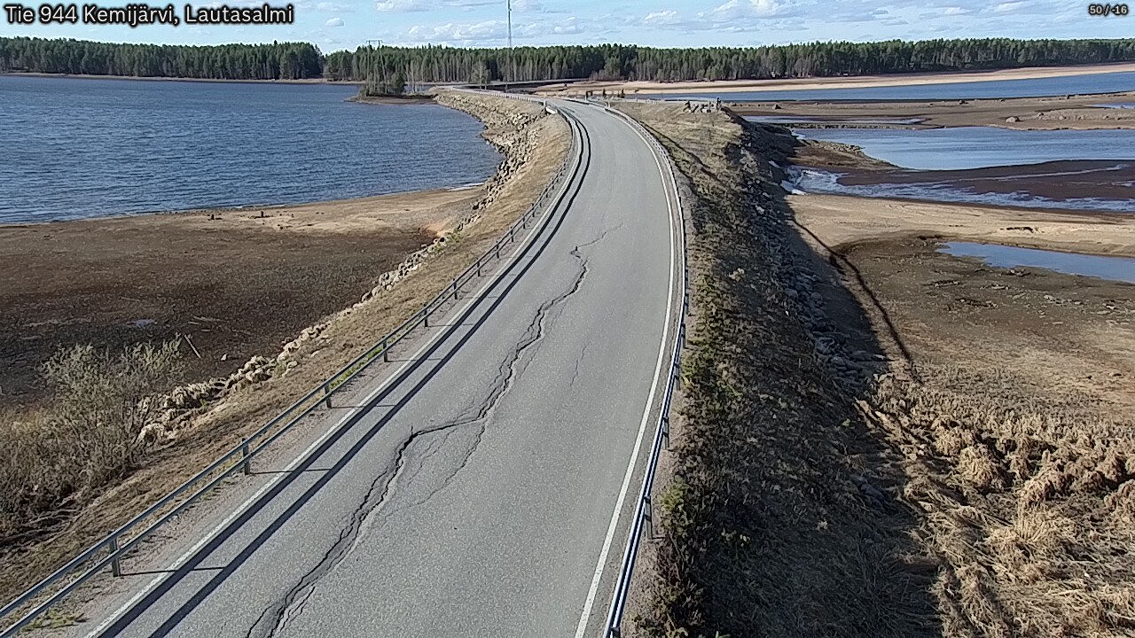 Kelikamerat Kuva Tie 944 Kemijärvi, Lautasalmi, Kemijärvi, Lappi