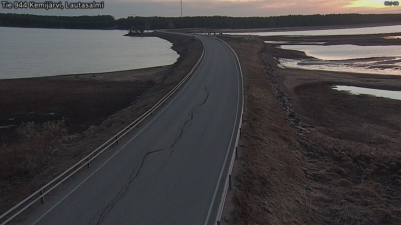 Kelikamerat Kuva Tie 944 Kemijärvi, Lautasalmi, Kemijärvi, Lappi