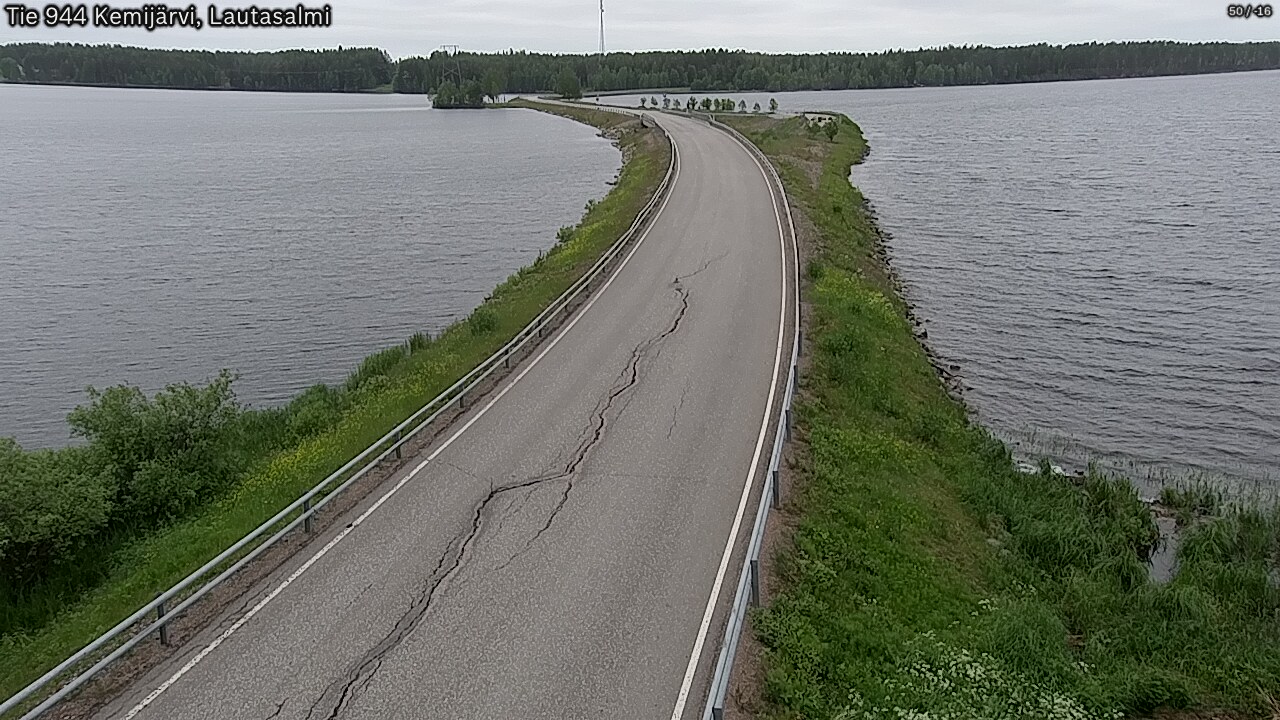 Kelikamerat Kuva Tie 944 Kemijärvi, Lautasalmi, Kemijärvi, Lappi
