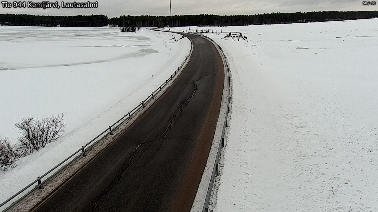 Kelikamerat Kuva Tie 944 Kemijärvi, Lautasalmi, Kemijärvi, Lappi