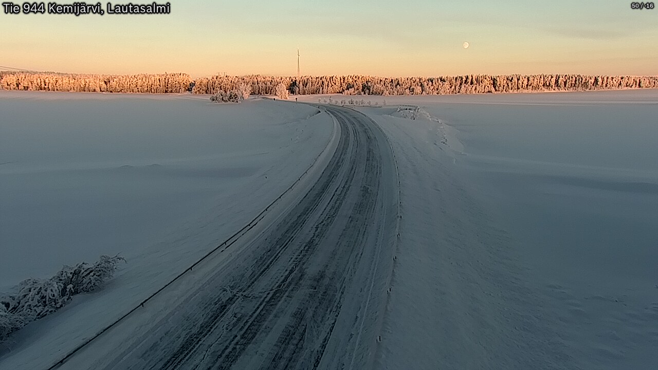 Kelikamerat Kuva Tie 944 Kemijärvi, Lautasalmi, Kemijärvi, Lappi