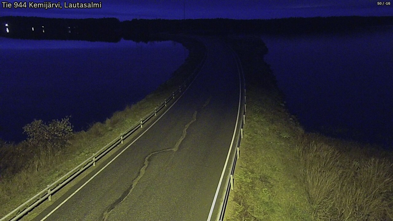 Kelikamerat Kuva Tie 944 Kemijärvi, Lautasalmi, Kemijärvi, Lappi