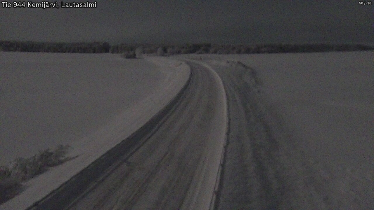 Kelikamerat Kuva Tie 944 Kemijärvi, Lautasalmi, Kemijärvi, Lappi