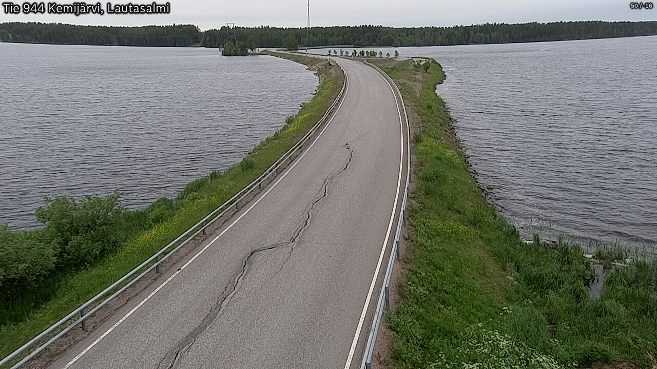 Kelikamerat Kuva Tie 944 Kemijärvi, Lautasalmi, Kemijärvi, Lappi