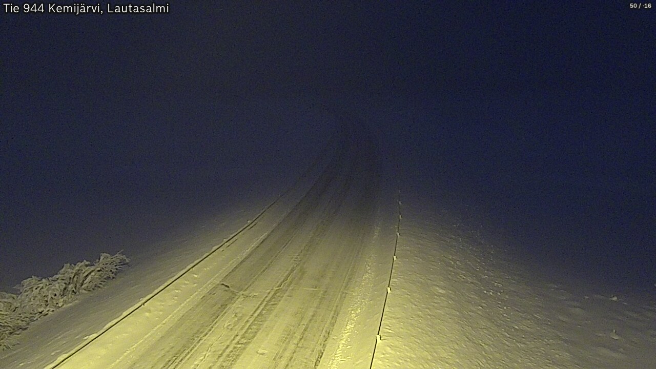 Kelikamerat Kuva Tie 944 Kemijärvi, Lautasalmi, Kemijärvi, Lappi