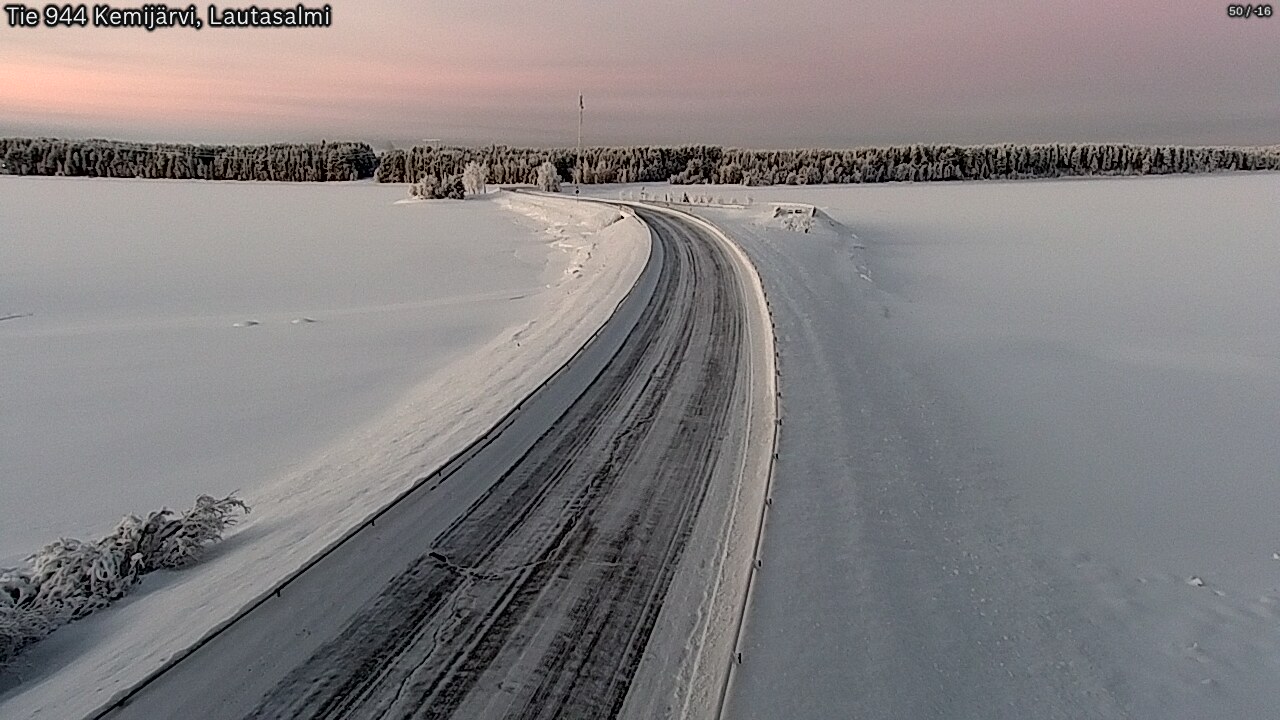 Kelikamerat Kuva Tie 944 Kemijärvi, Lautasalmi, Kemijärvi, Lappi