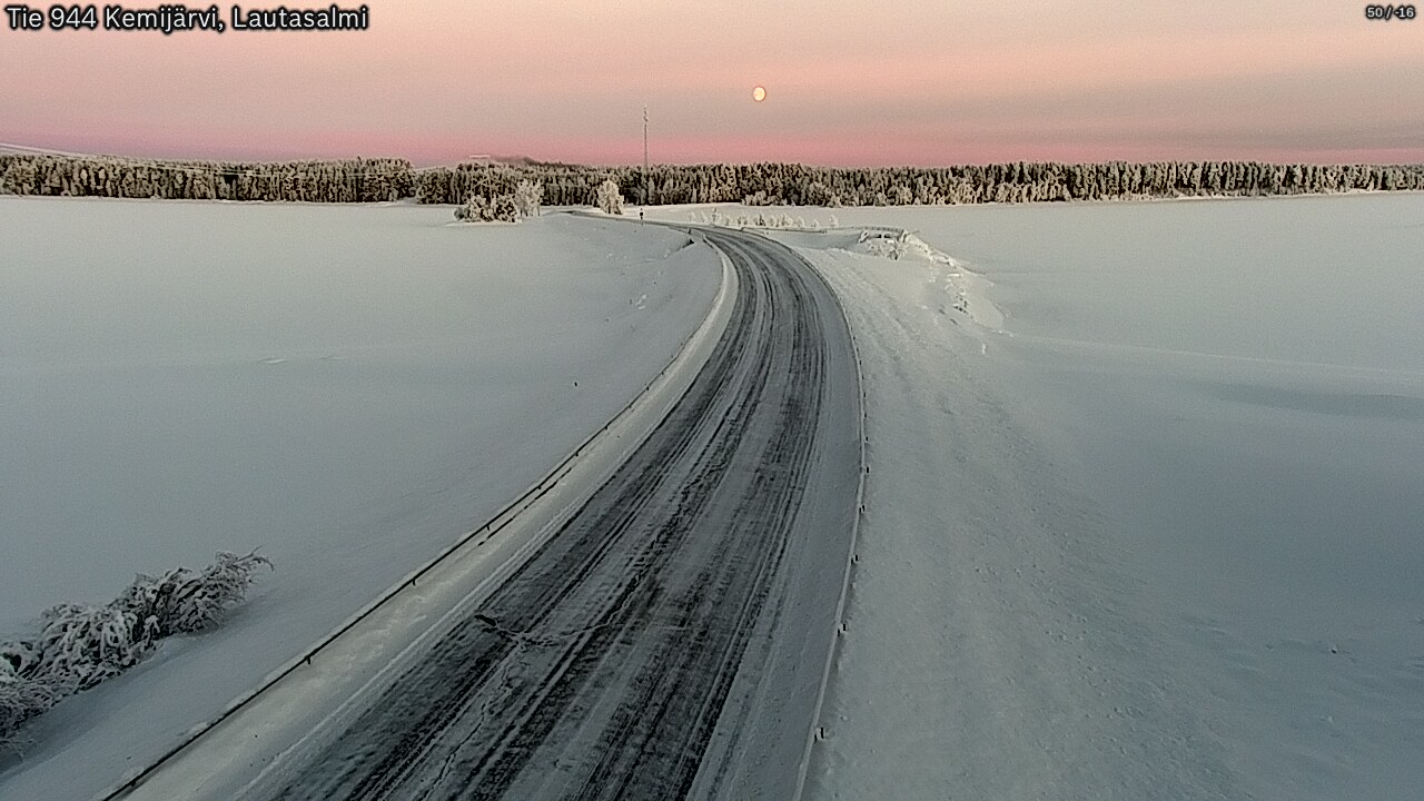 Kelikamerat Kuva Tie 944 Kemijärvi, Lautasalmi, Kemijärvi, Lappi