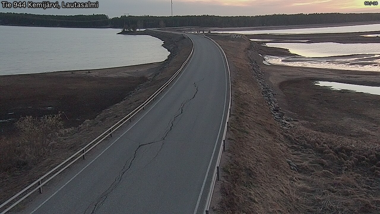 Kelikamerat Kuva Tie 944 Kemijärvi, Lautasalmi, Kemijärvi, Lappi