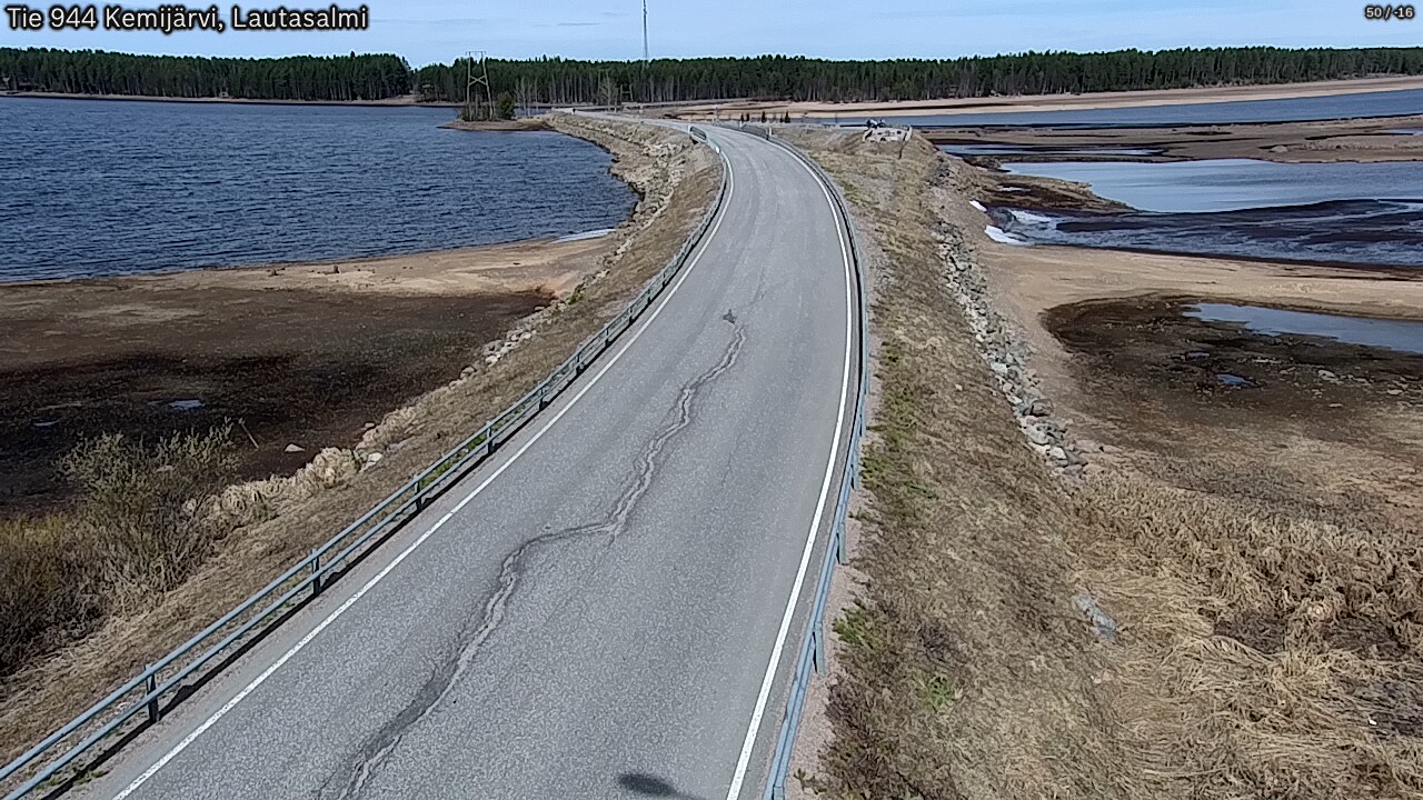 Kelikamerat Kuva Tie 944 Kemijärvi, Lautasalmi, Kemijärvi, Lappi