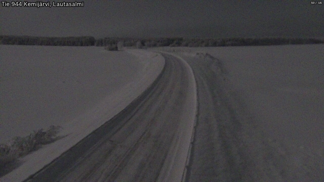 Kelikamerat Kuva Tie 944 Kemijärvi, Lautasalmi, Kemijärvi, Lappi