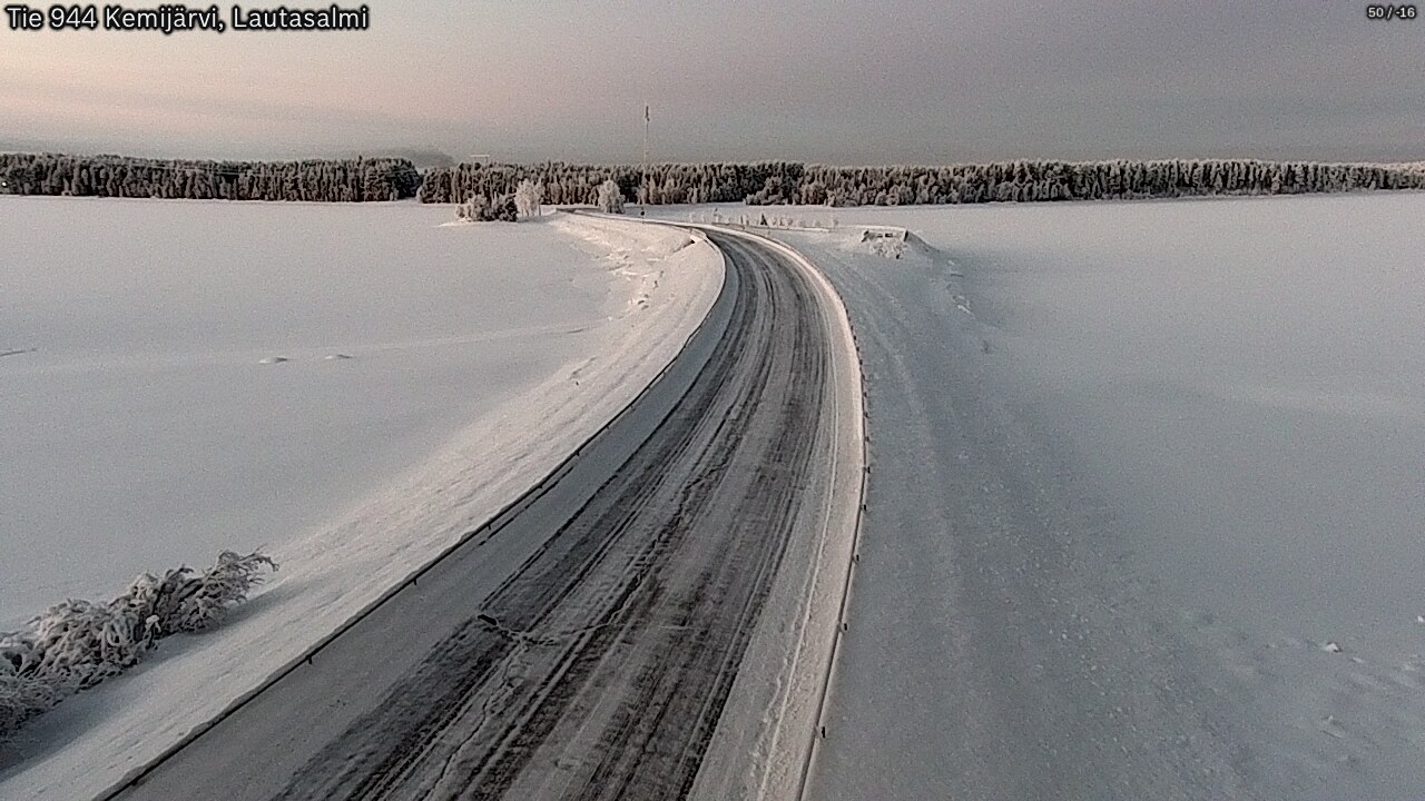 Kelikamerat Kuva Tie 944 Kemijärvi, Lautasalmi, Kemijärvi, Lappi