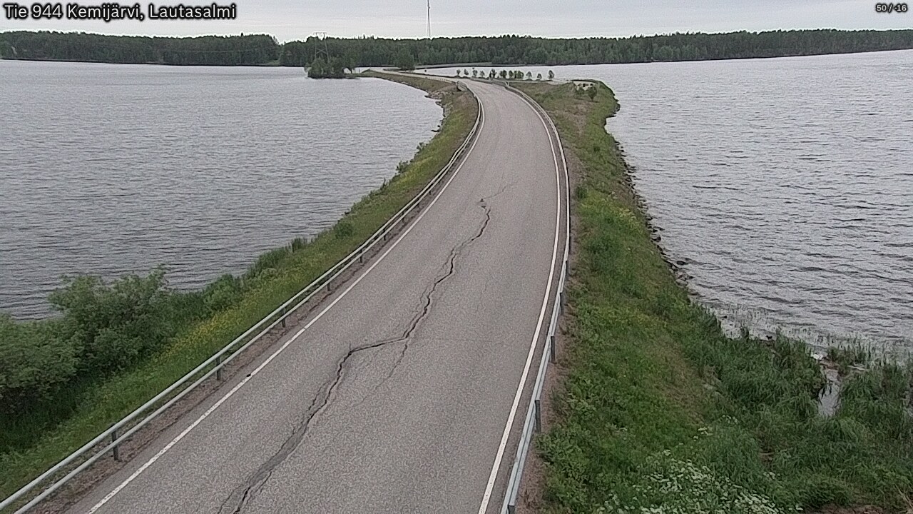 Kelikamerat Kuva Tie 944 Kemijärvi, Lautasalmi, Kemijärvi, Lappi
