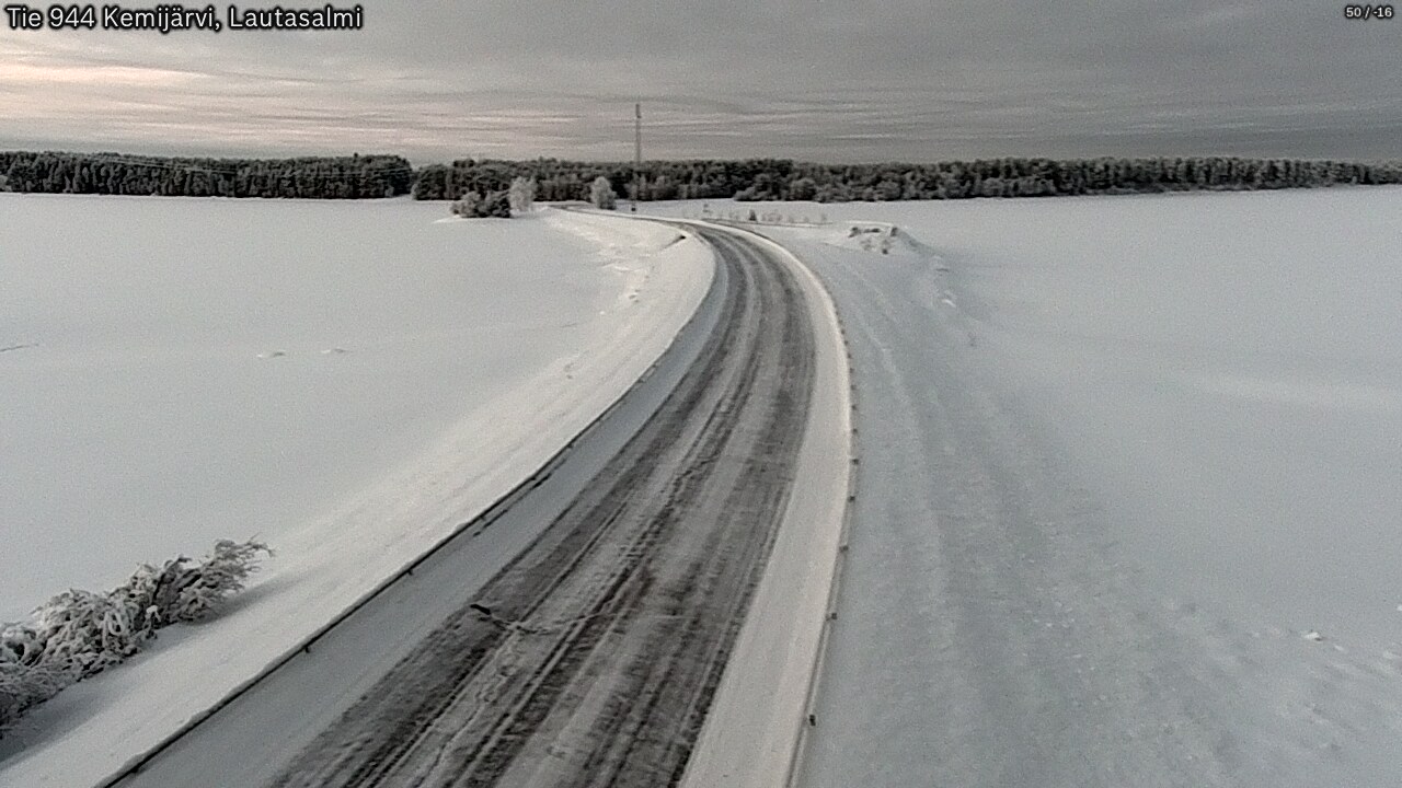 Kelikamerat Kuva Tie 944 Kemijärvi, Lautasalmi, Kemijärvi, Lappi