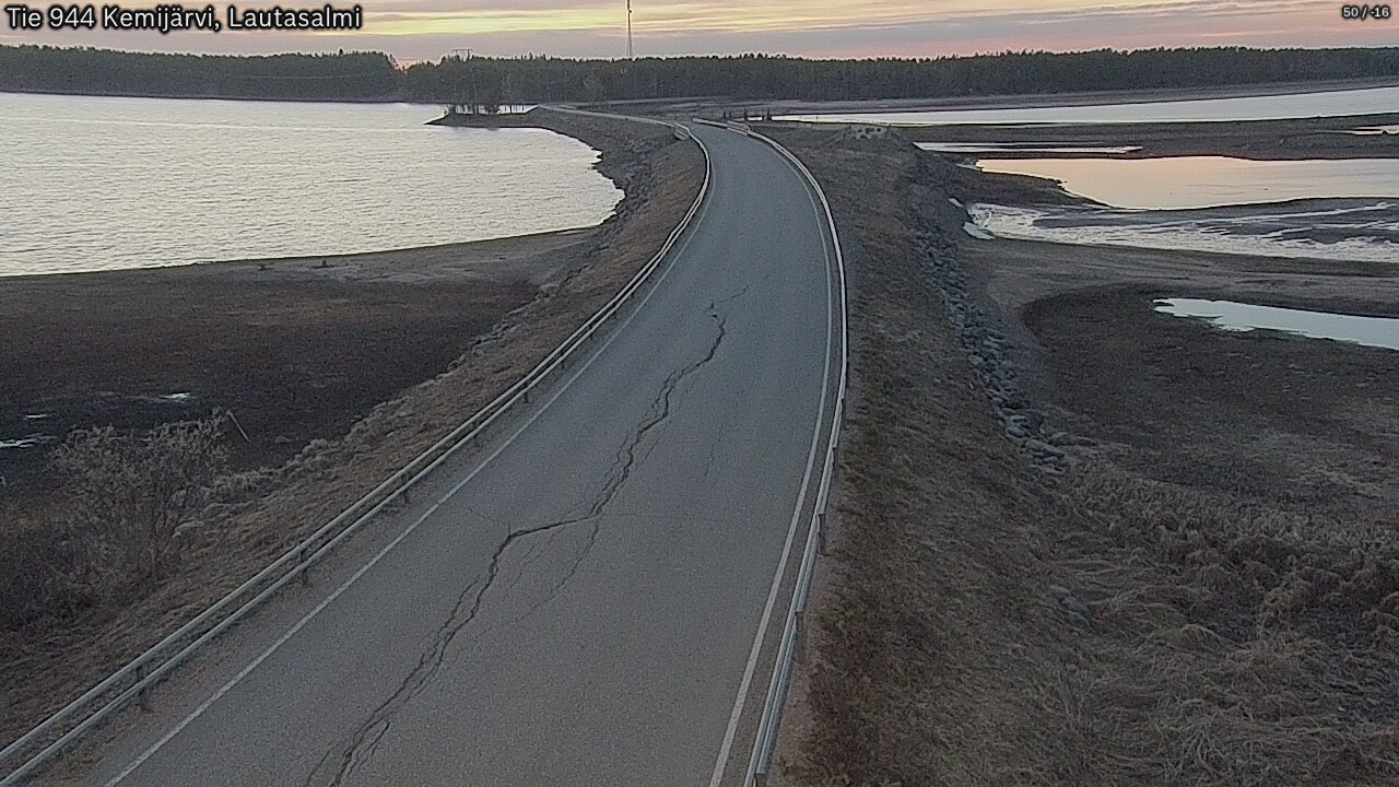 Kelikamerat Kuva Tie 944 Kemijärvi, Lautasalmi, Kemijärvi, Lappi