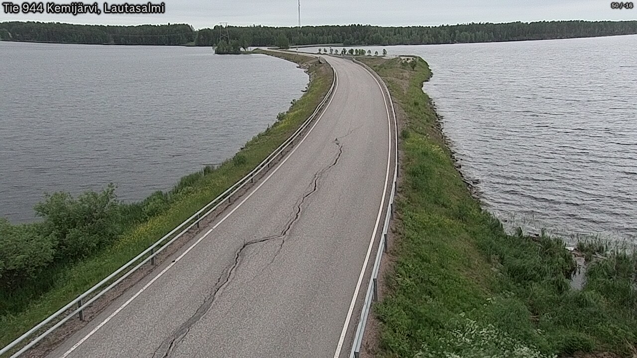 Kelikamerat Kuva Tie 944 Kemijärvi, Lautasalmi, Kemijärvi, Lappi