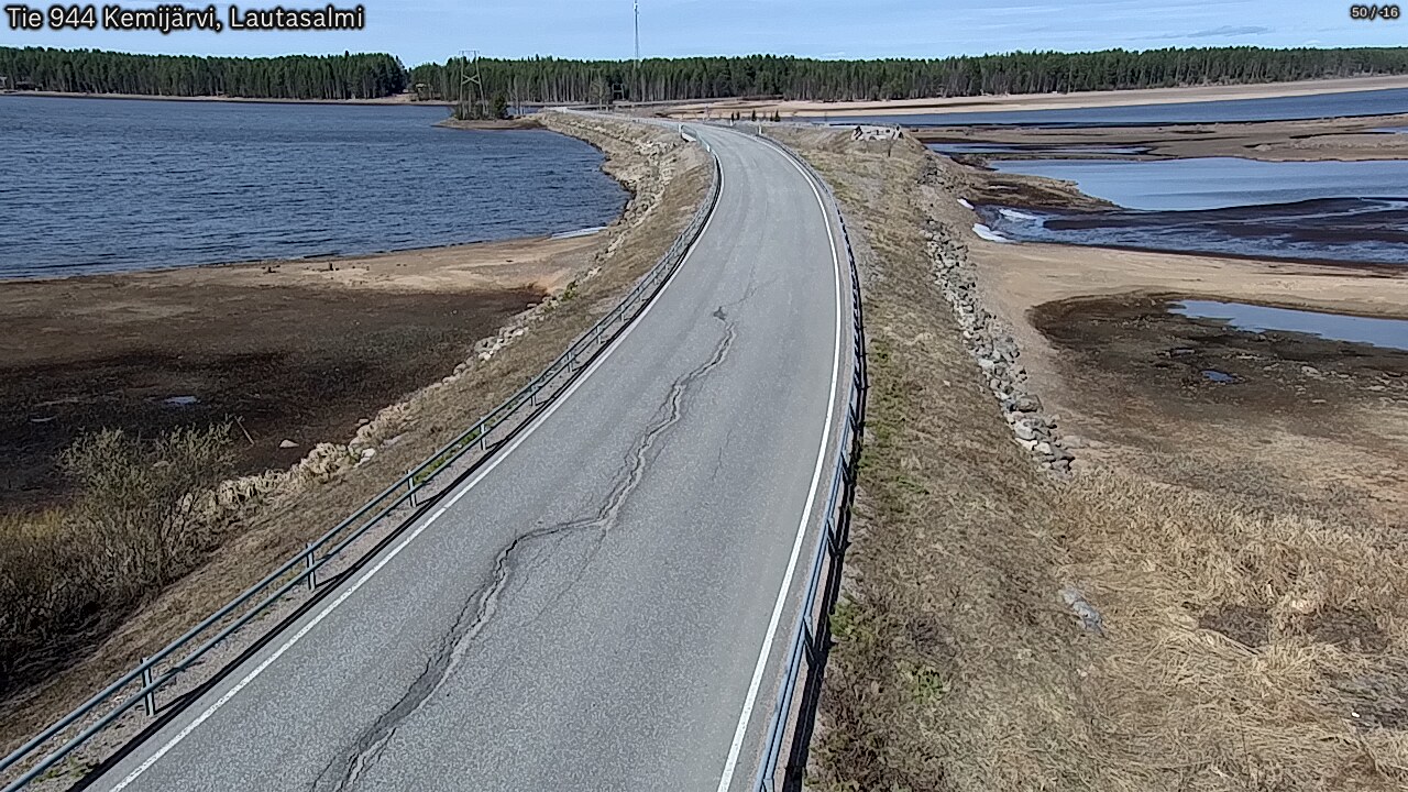 Kelikamerat Kuva Tie 944 Kemijärvi, Lautasalmi, Kemijärvi, Lappi