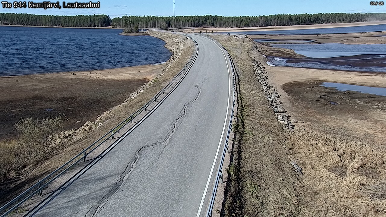 Kelikamerat Kuva Tie 944 Kemijärvi, Lautasalmi, Kemijärvi, Lappi