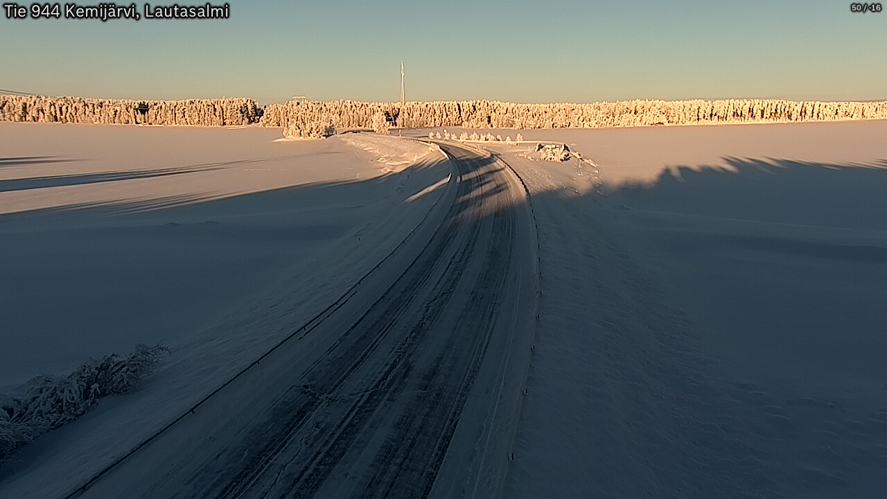 Kelikamerat Kuva Tie 944 Kemijärvi, Lautasalmi, Kemijärvi, Lappi
