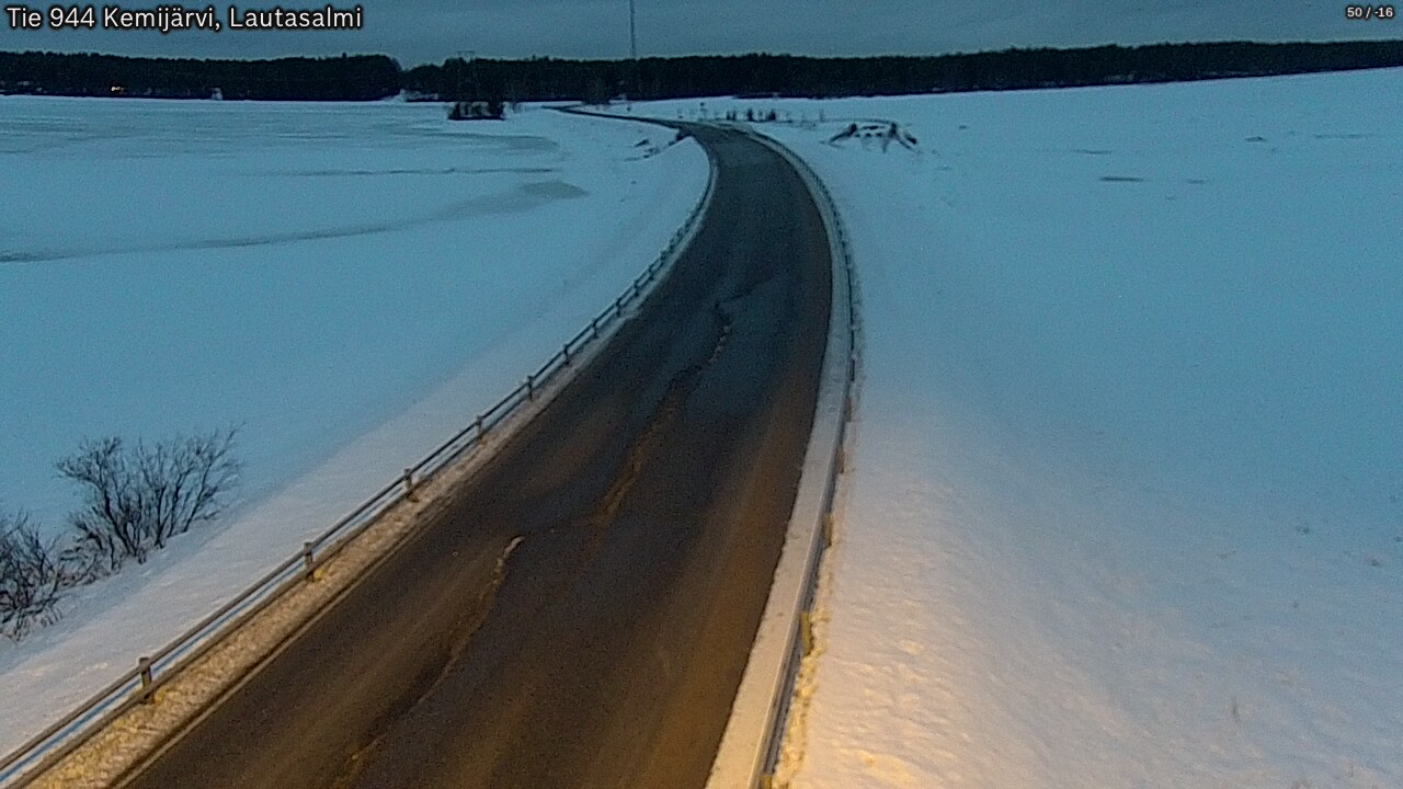 Kelikamerat Kuva Tie 944 Kemijärvi, Lautasalmi, Kemijärvi, Lappi