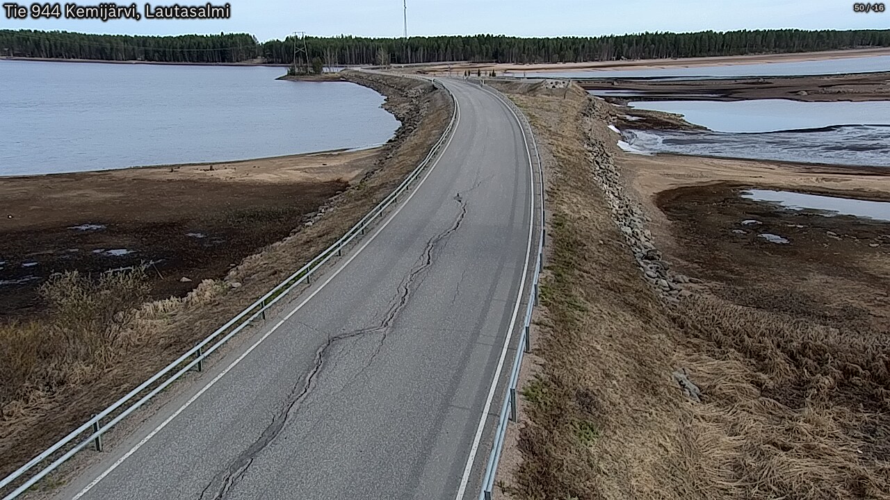 Kelikamerat Kuva Tie 944 Kemijärvi, Lautasalmi, Kemijärvi, Lappi