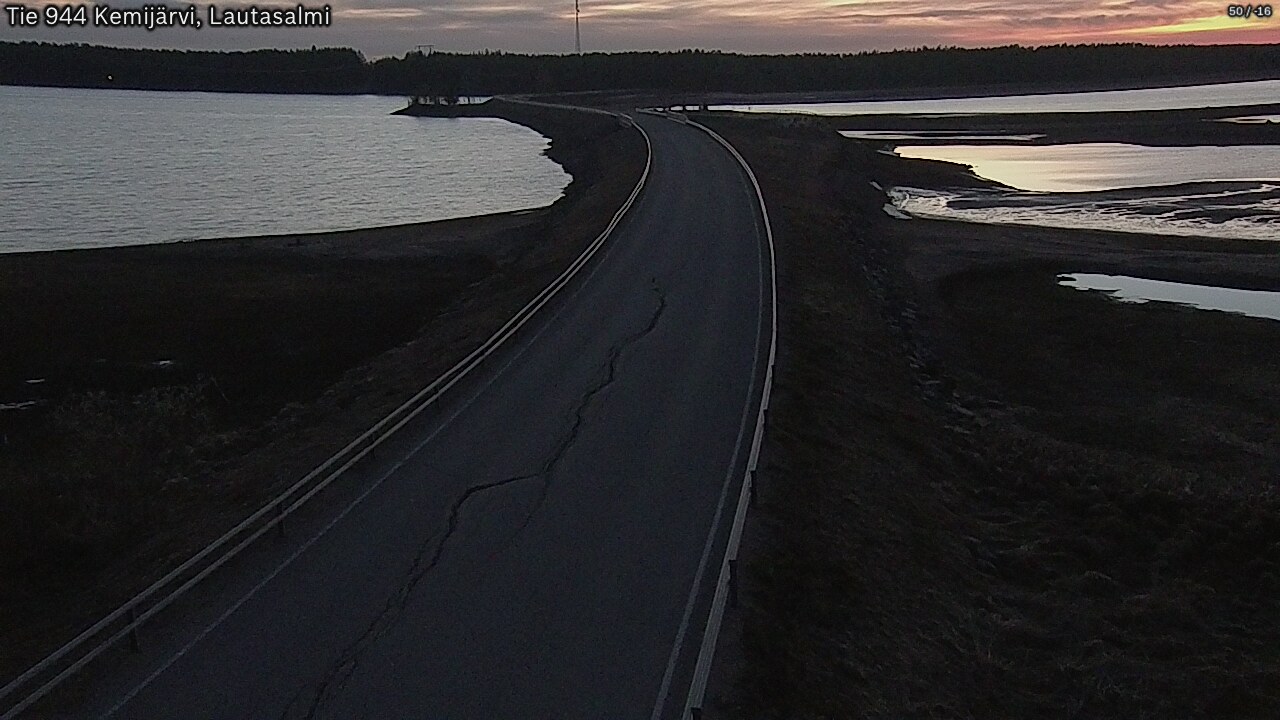 Kelikamerat Kuva Tie 944 Kemijärvi, Lautasalmi, Kemijärvi, Lappi