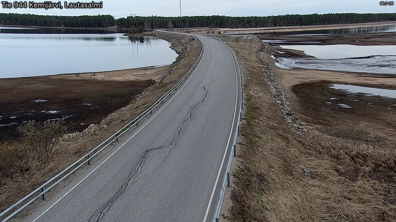 Kelikamerat Kuva Tie 944 Kemijärvi, Lautasalmi, Kemijärvi, Lappi