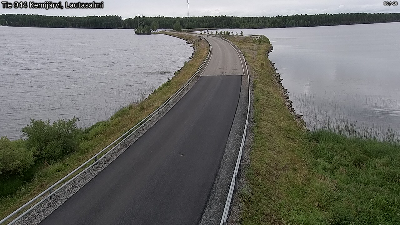 Kelikamerat Kuva Tie 944 Kemijärvi, Lautasalmi, Kemijärvi, Lappi