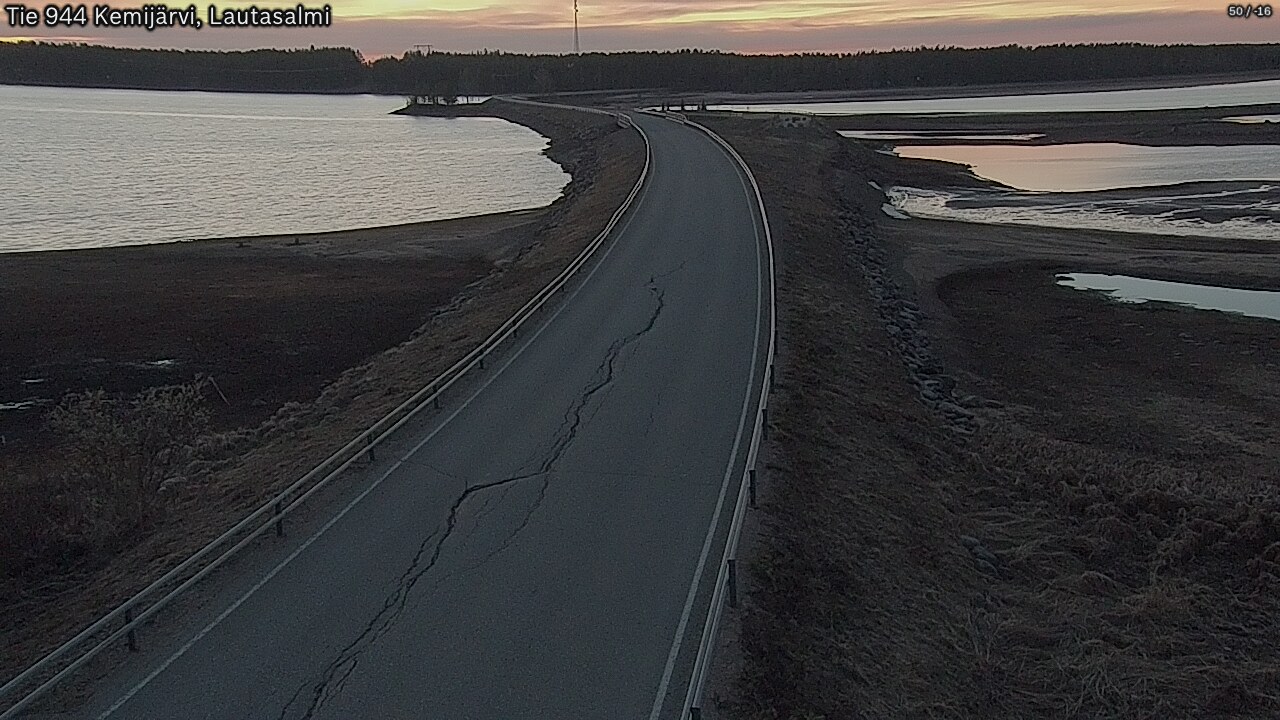 Kelikamerat Kuva Tie 944 Kemijärvi, Lautasalmi, Kemijärvi, Lappi