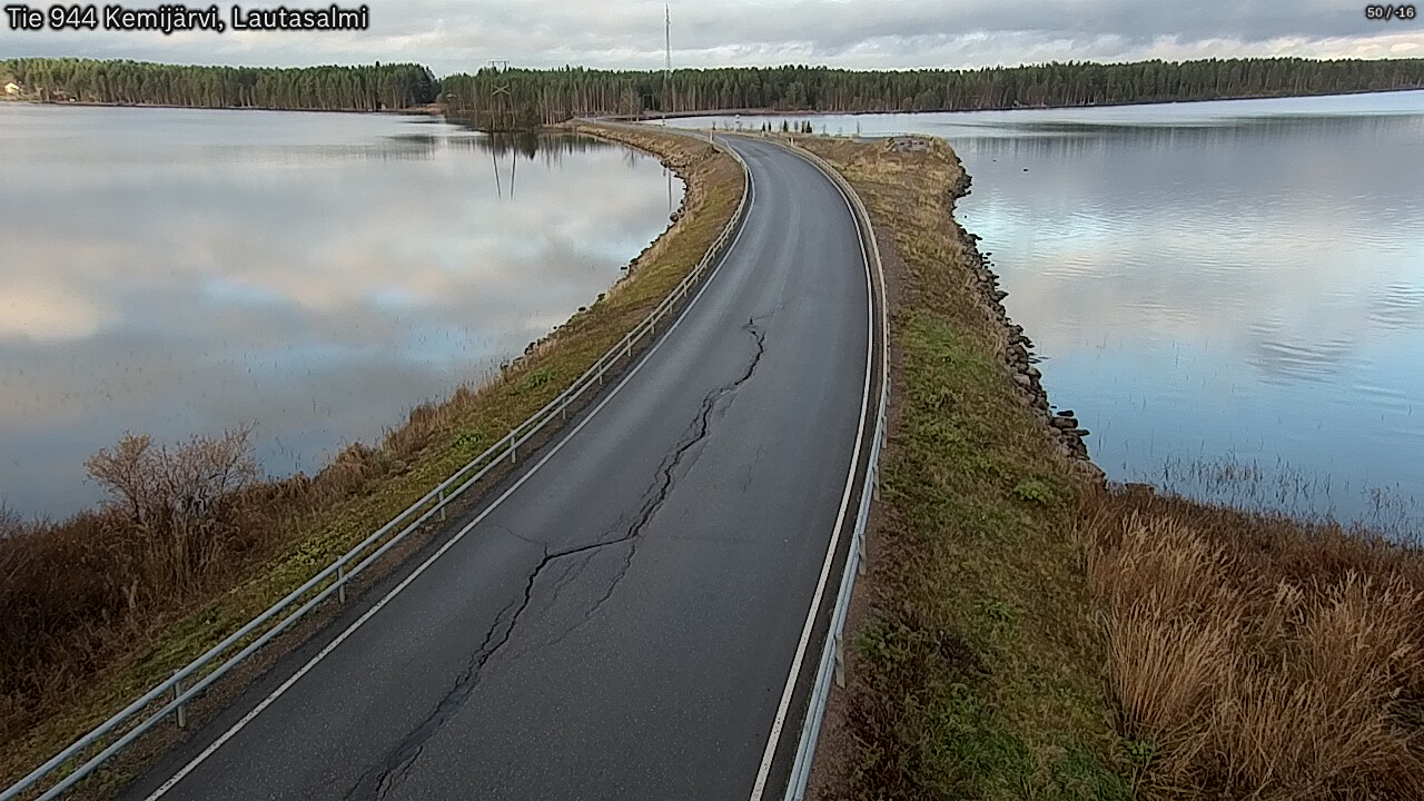 Kelikamerat Kuva Tie 944 Kemijärvi, Lautasalmi, Kemijärvi, Lappi