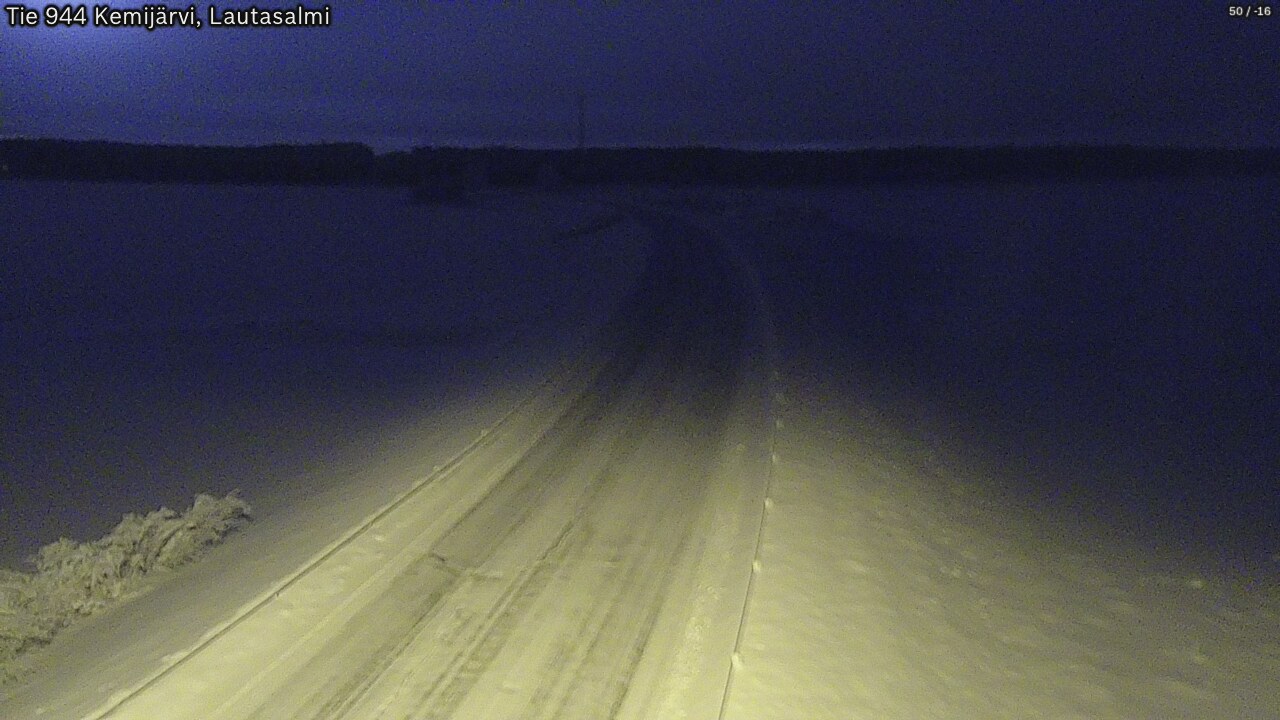 Kelikamerat Kuva Tie 944 Kemijärvi, Lautasalmi, Kemijärvi, Lappi