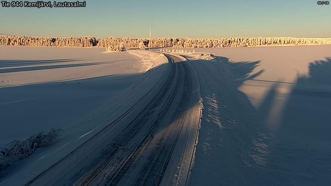 Kelikamerat Kuva Tie 944 Kemijärvi, Lautasalmi, Kemijärvi, Lappi