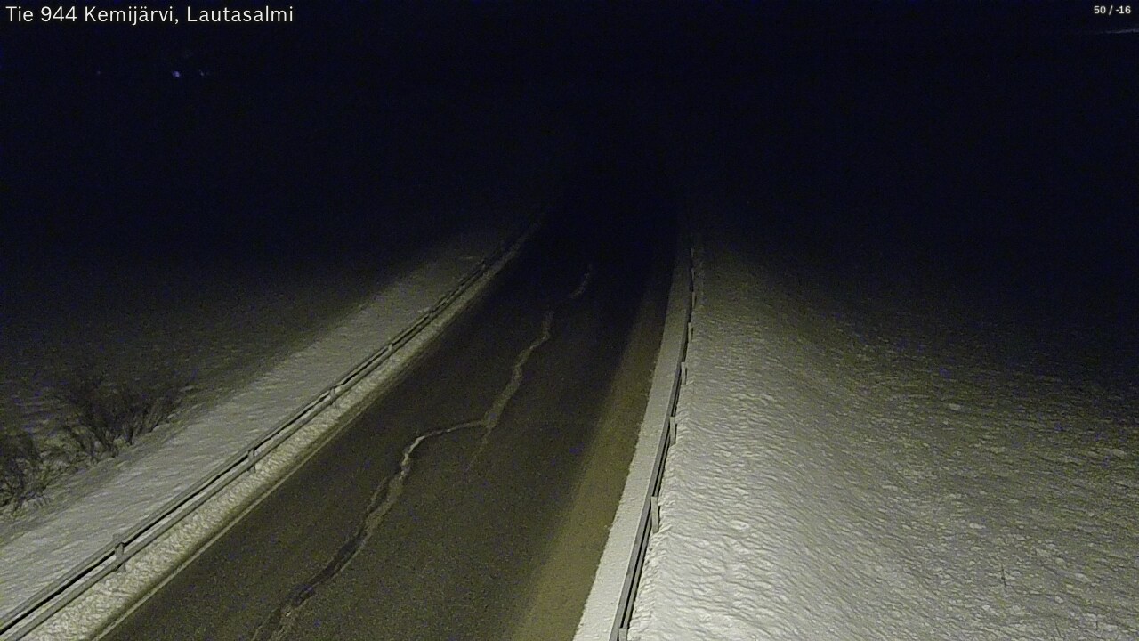 Kelikamerat Kuva Tie 944 Kemijärvi, Lautasalmi, Kemijärvi, Lappi