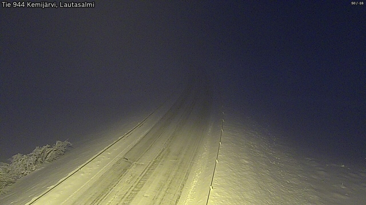 Kelikamerat Kuva Tie 944 Kemijärvi, Lautasalmi, Kemijärvi, Lappi