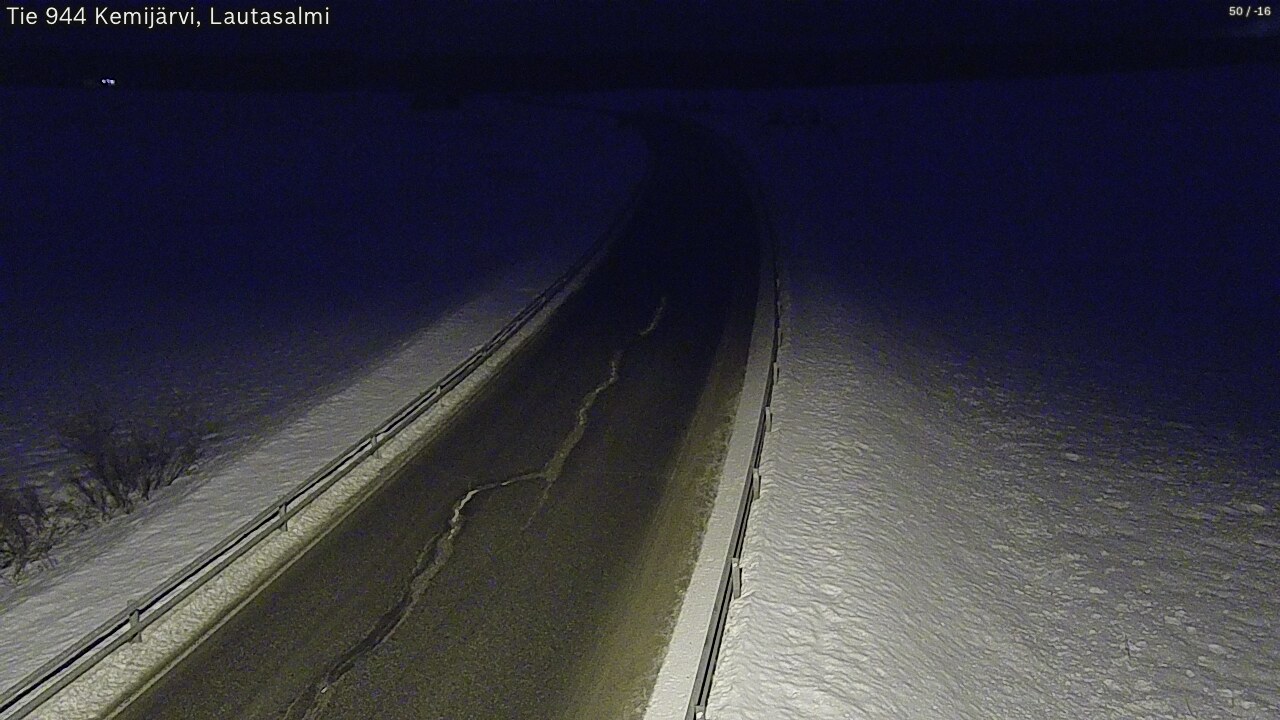 Kelikamerat Kuva Tie 944 Kemijärvi, Lautasalmi, Kemijärvi, Lappi