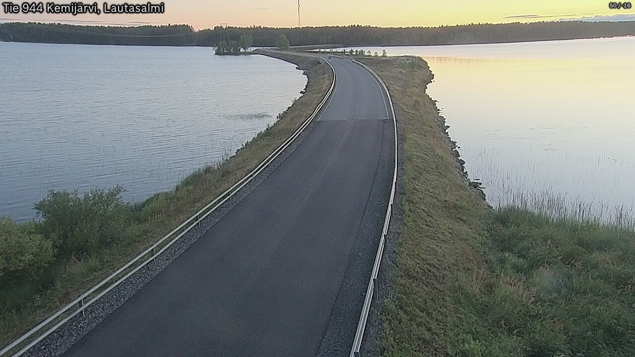 Kelikamerat Kuva Tie 944 Kemijärvi, Lautasalmi, Kemijärvi, Lappi