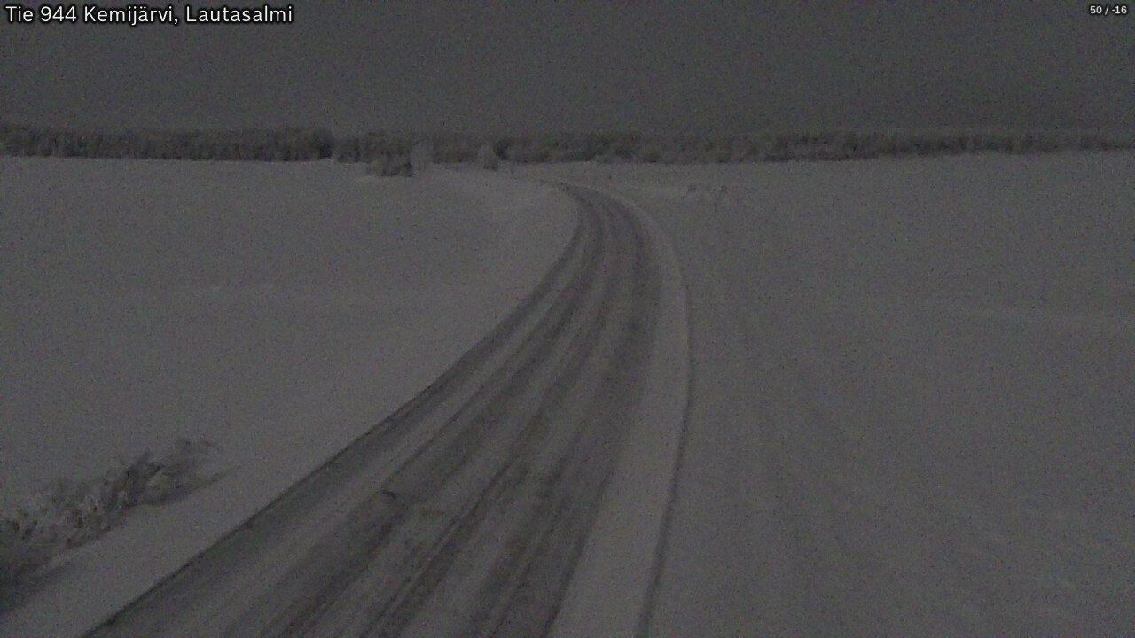 Kelikamerat Kuva Tie 944 Kemijärvi, Lautasalmi, Kemijärvi, Lappi