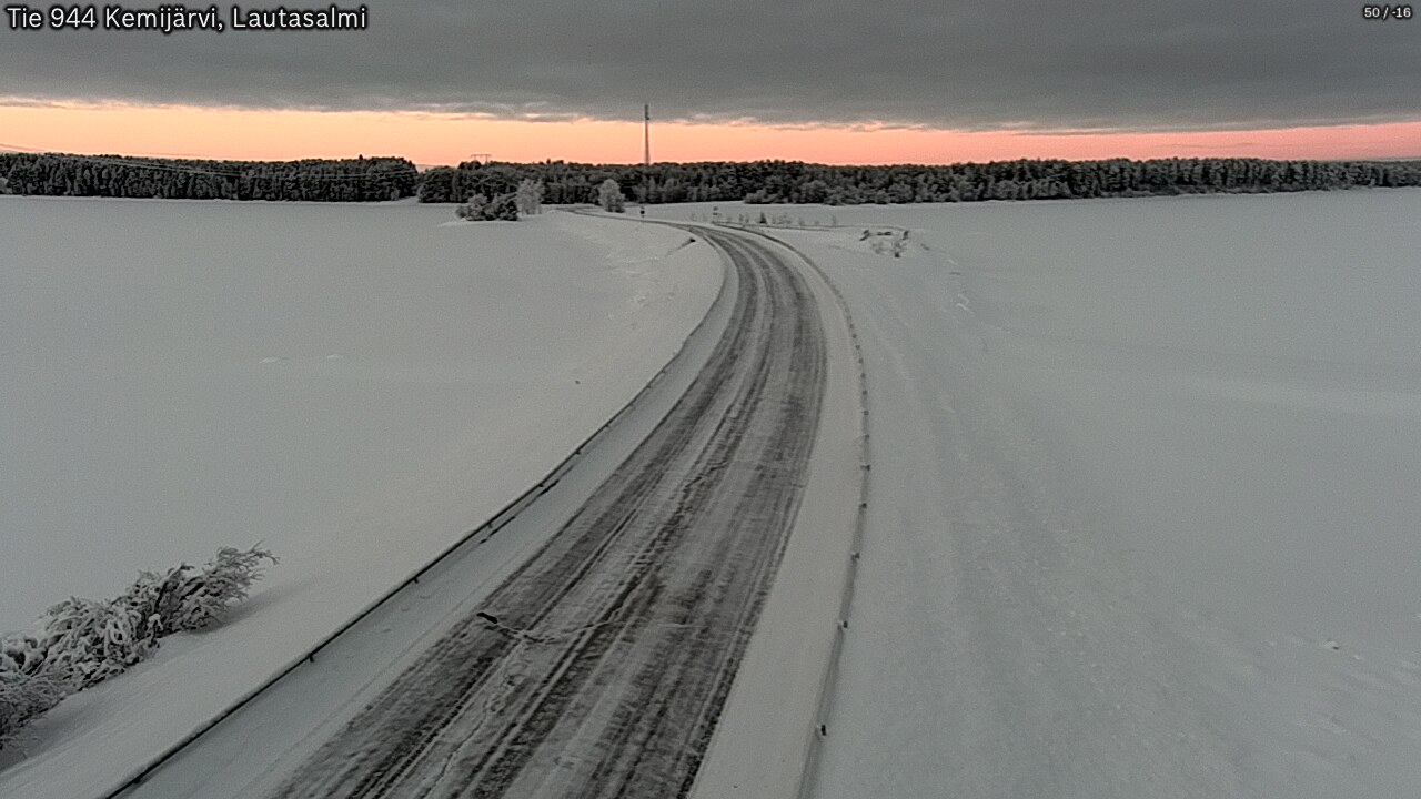 Kelikamerat Kuva Tie 944 Kemijärvi, Lautasalmi, Kemijärvi, Lappi