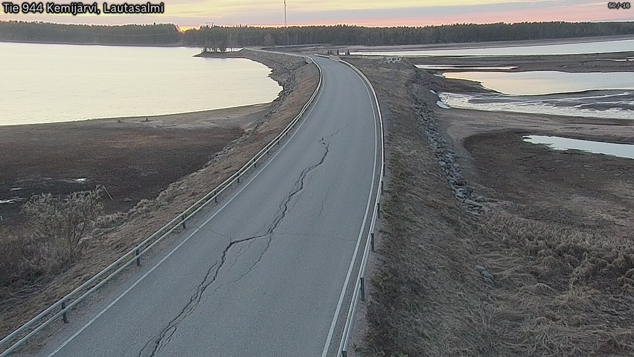 Kelikamerat Kuva Tie 944 Kemijärvi, Lautasalmi, Kemijärvi, Lappi
