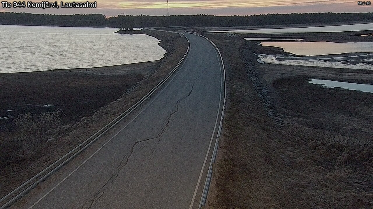Kelikamerat Kuva Tie 944 Kemijärvi, Lautasalmi, Kemijärvi, Lappi