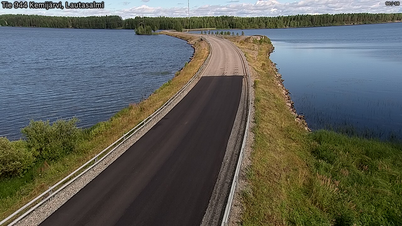 Weather Camera Image Road 944 Kemijärvi, Lautasalmi, Kemijärvi, Lappi