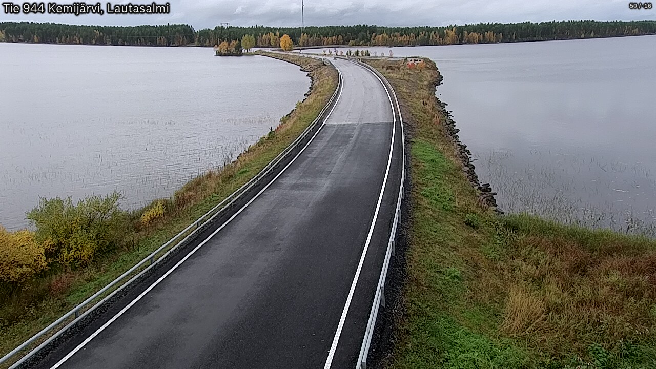 Kelikamerat Kuva Tie 944 Kemijärvi, Lautasalmi, Kemijärvi, Lappi