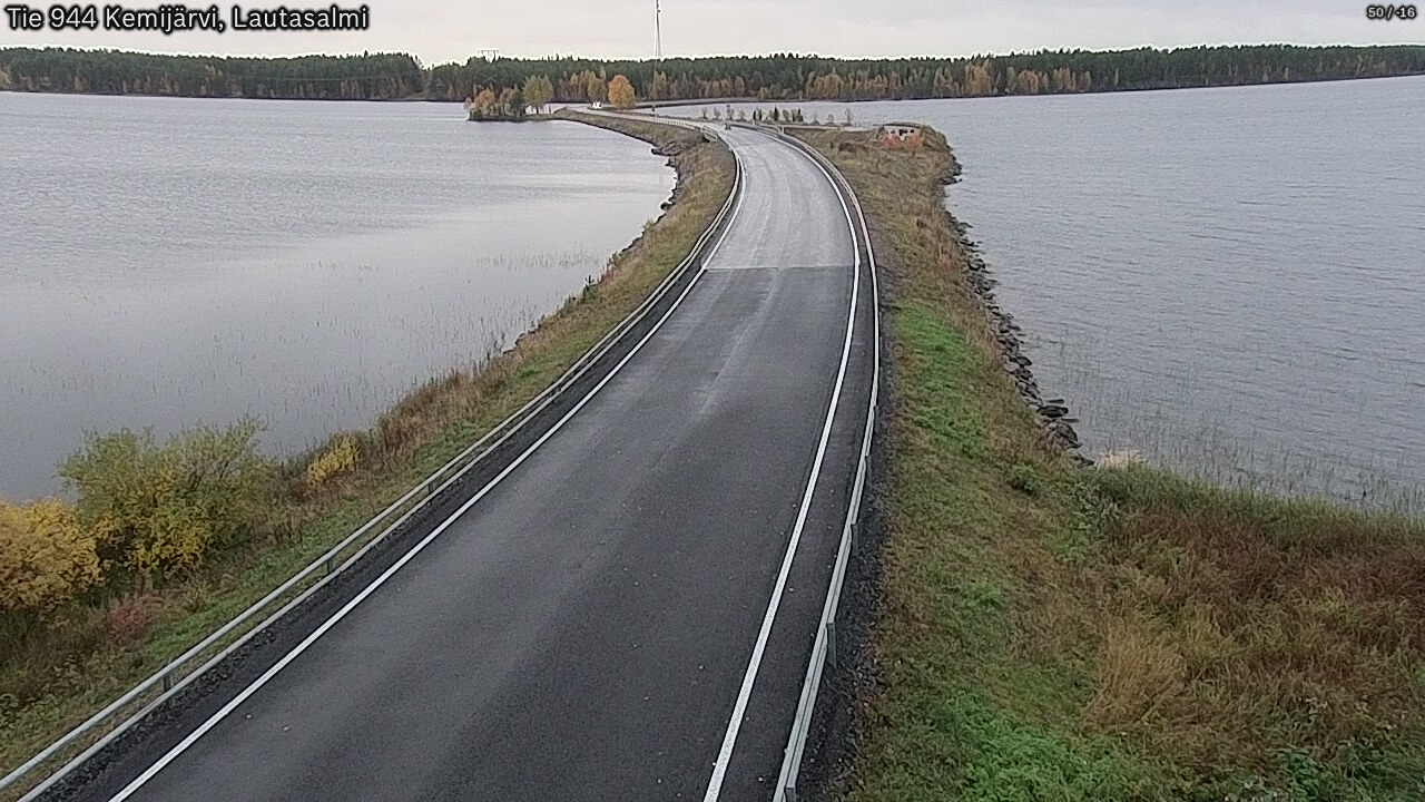 Kelikamerat Kuva Tie 944 Kemijärvi, Lautasalmi, Kemijärvi, Lappi