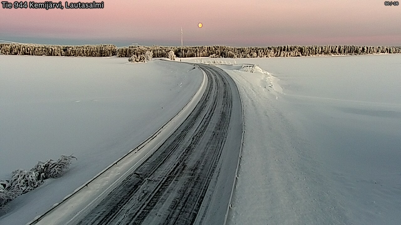 Kelikamerat Kuva Tie 944 Kemijärvi, Lautasalmi, Kemijärvi, Lappi