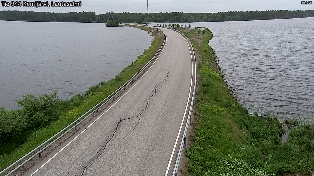 Kelikamerat Kuva Tie 944 Kemijärvi, Lautasalmi, Kemijärvi, Lappi