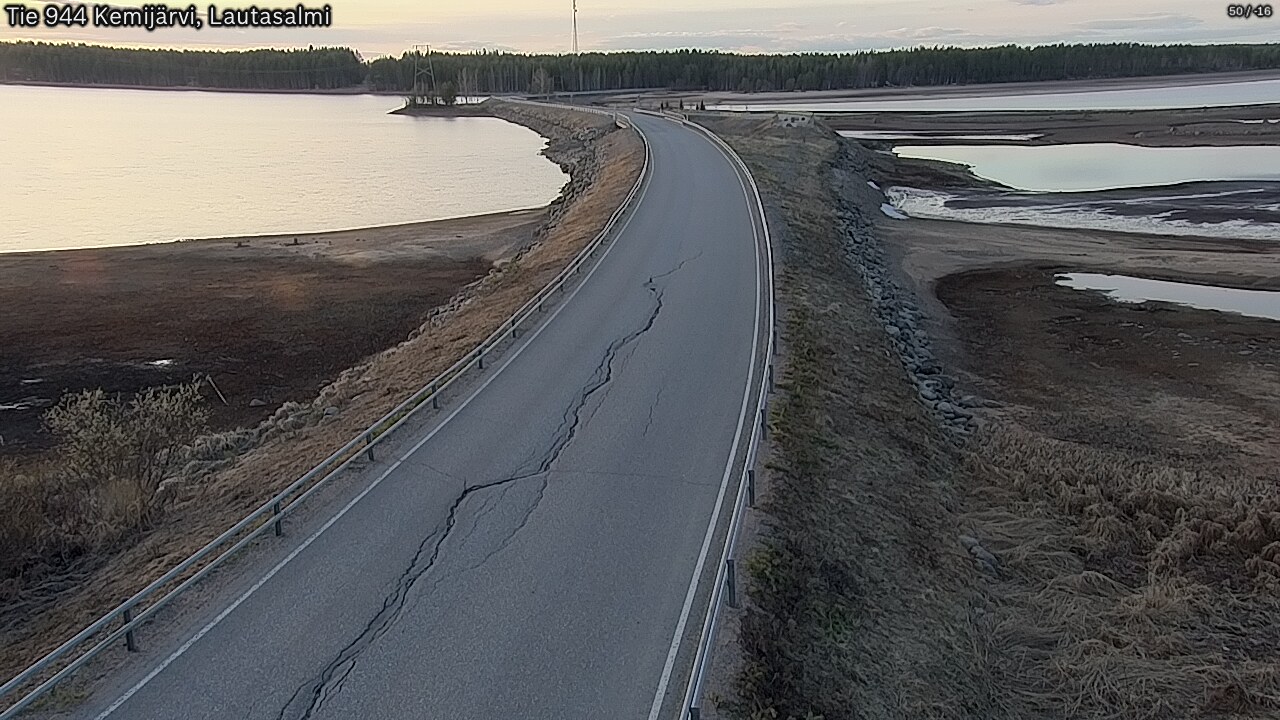 Kelikamerat Kuva Tie 944 Kemijärvi, Lautasalmi, Kemijärvi, Lappi