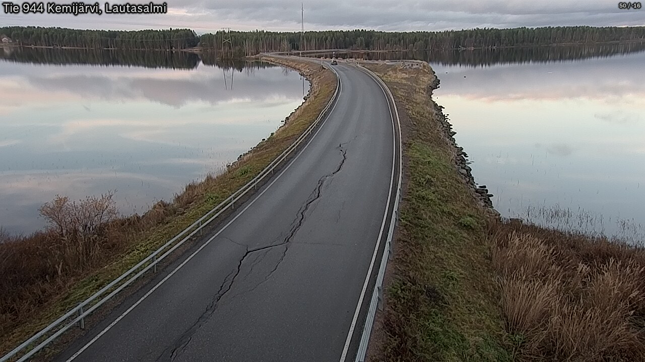 Kelikamerat Kuva Tie 944 Kemijärvi, Lautasalmi, Kemijärvi, Lappi